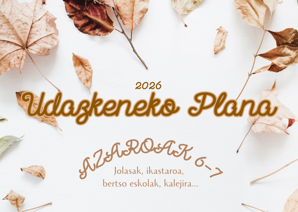 Bizkaiko gazteek udazkeneko plana dute azaroaren 6tik 7ra