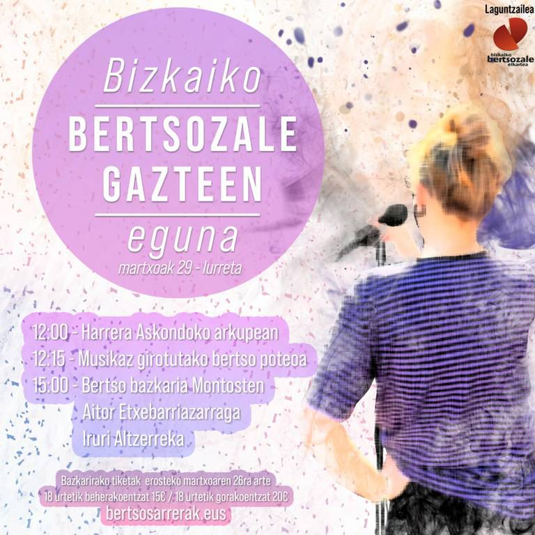 Bizkaiko Bertsozale Gazteen eguna martxoaren 29an, Iurretan
