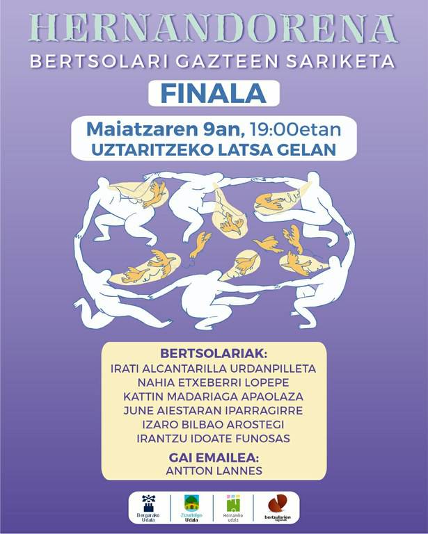 Hernandorena sariketaren finala maiatzak 9an Uztaritzen